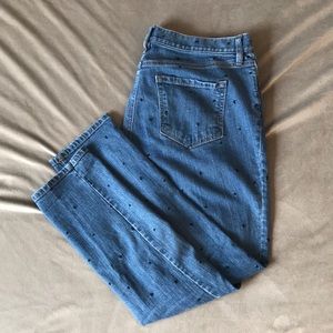 Patterned Boyfriend Jean